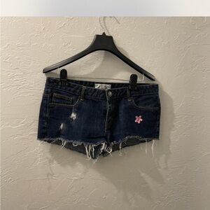 Denim Distressed Women's Shorts